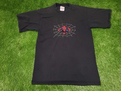 Camisa De Colección Marvel Comics Y2K SpiderMan Bordada Algodón Heritage Etiqueta MEDIANA Foto 1 de 4