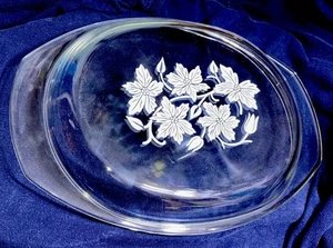 Princess House Fantasia Replacement FLORAL LID ONLY for 3Qt Casserole Dish, EXC - Picture 1 of 5