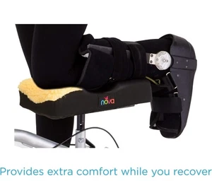 Nova Universal Knee Walker Pad Cover, Thick Padded Fleece Faux Sheepskin NEW - Picture 1 of 8