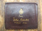 WW1 Canada Present Leather Folder, PPCLI Christmas 1916