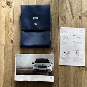 12-18 PEUGEOT 208 OWNERS HANDBOOK MANUAL PACK AND WALLET 2013 Ref19228 - Picture 1 of 24