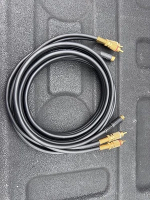 Radio Shack Gold Series Stereo Audio / S-Video Cable 6 Feet  - Image 1 of 3