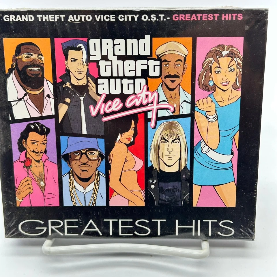 Grand Theft Auto Vice City O.S.T. Greatest Hits CD 2002 Promo Rock Epic Foto 1 de 2