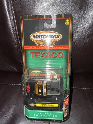 Matchbox Collectibles Texaco Collection 1987 GMC Wrecker Tow Truck Black wheels - Image 1 of 4