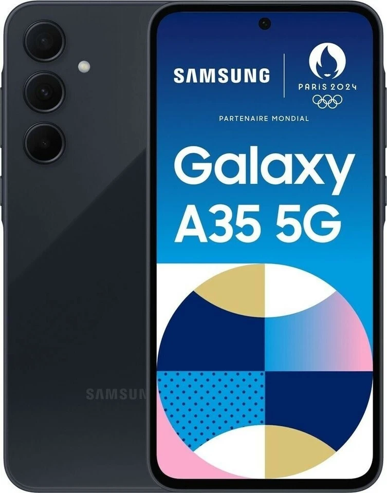 Samsung Galaxy A35 A356B/DS 128GB Awesome Navy Android Smartphone - Bild 1 von 4