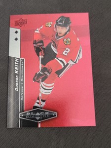2010-11 UD UPPER DECK BLACK DIAMOND DUNCAN KEITH #120 #ed 49/100 RUBY RED