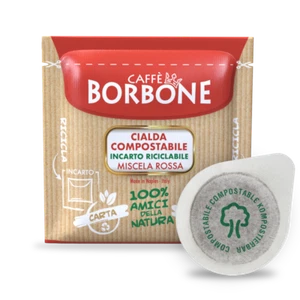 100 Cialde Caffè Borbone ESE 44 mm Miscela Rossa Filtrocarta - Imagen 1 de 4