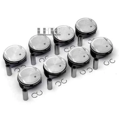 8x Pistons & Rings Set For Mercedes-Benz C63 E63 SL63 AMG W204 W211 M156 6.3 V8 - Image 1 of 4