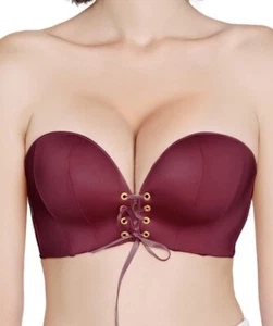 Strapless Bra for Women Push Up Padded Brassiere 38C - Picture 1 of 2