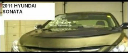 Mini sujetador protector de capucha Lebra para Hyundai Sonata 2011-2014 Foto 1 de 1