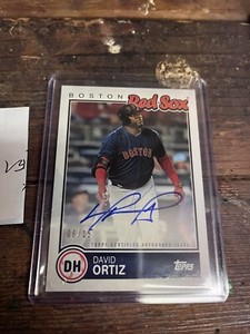 2020 Topps Brooklyn Collection Auto /15 David Ortiz #BKA-DOR Autograph Signed