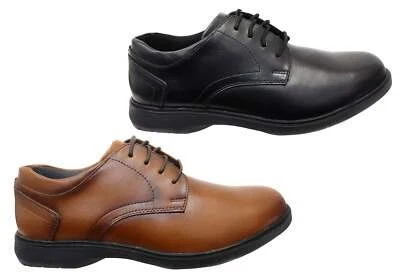 Nunn Bush By Florsheim Mens Kore Pro Plain EE Extra Wide Leather Shoes - image 1 of 4