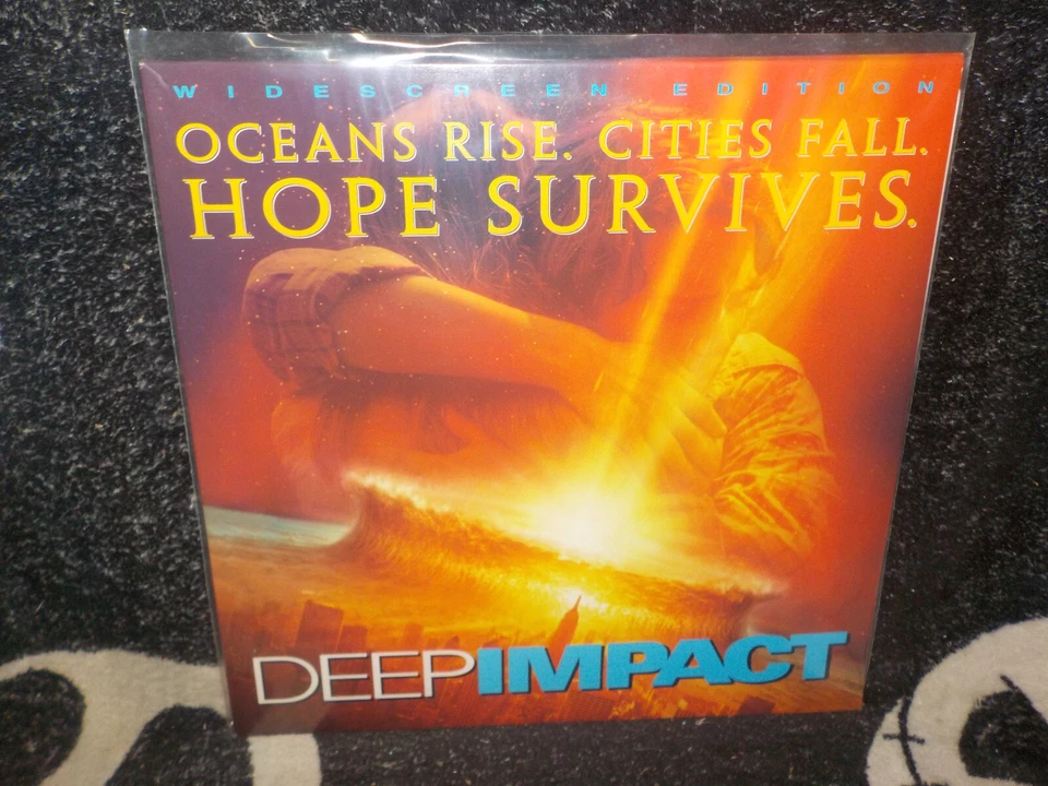 Deep Impact Widescreen Laserdisc LD Morgan Freeman Robert Duvall Free Ship $50 Foto 1 de 2
