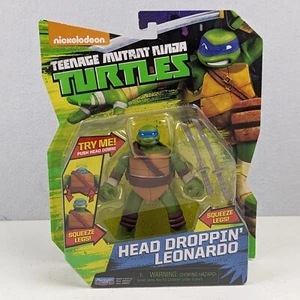 TMNT Ninja Turtles Nickelodeon Playmates Head Droppin Leonardo 2014 NEW - Picture 1 of 5