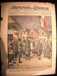 LA DOMENICA DEL CORRIERE 10/12/ 33 MADONNINA MILITI CONFINARI ALPI GIULIE NALOGU - Picture 1 of 1