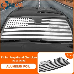 Windshield Visor Sun Shade UV Protector for Jeep Grand Cherokee 2011-21 Exterior - Foto 1 di 12