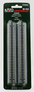 78113 Kato N Gleis gebogen R 215-15°, 4 Stück , Code 80, Spurweite 9mm, Hobby - Picture 1 of 3