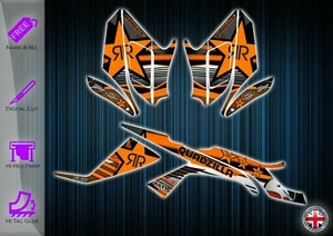 ADLY 500 STICKERS - ADLY 400 GRAPHICS KIT - DECALS QUADZILLA 400 GRAPHICS KIT - Picture 1 of 3