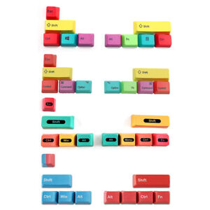 10pcs Mechanical Keyboard CMYK Keycaps for Cherry/Kailh/Gateron Gaming Key Cap