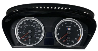 BMW M6 2007 OEM velocímetro medidor panel con 84 k millas SMG 62117840629 Foto 1 de 4