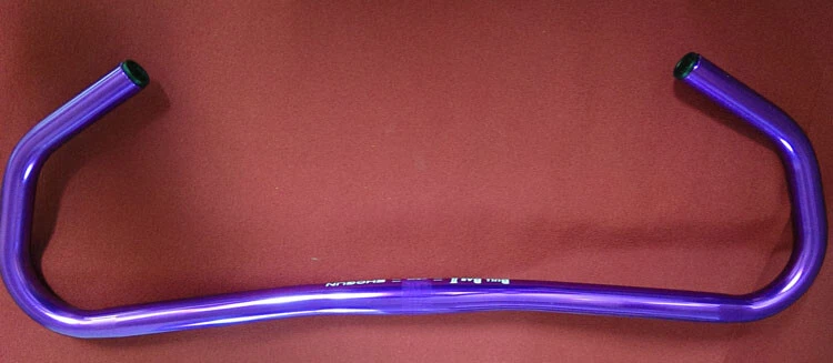 Shogun Bullbar II Lenker, lang, Aluminium, 540mm, purple, NEU, NOS, Retro, Kult - Bild 1 von 2