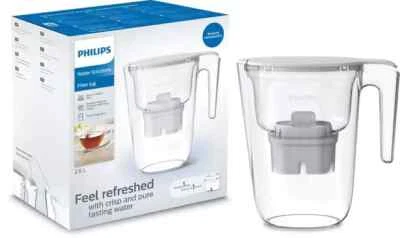 Caraffa per il filtraggio dell'acqua Philips AWP2938WHT/10 - Immagine 1 di 2