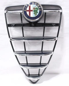 Front Bumper Grill with Emblem Black Chrome Alfa Romeo Mito 2008-2017 incomplete - Imagen 1 de 4
