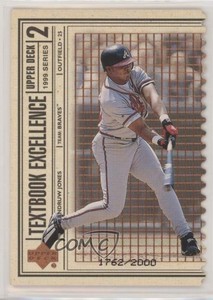1999 Upper Deck Textbook Excellence Double /2000 Andruw Jones #T4