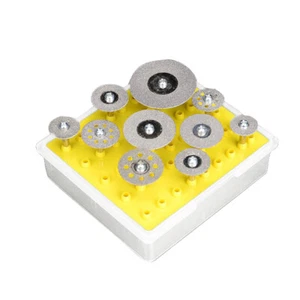 10pcs/set Diamond Cutting  with 3mm Mandrel Diamond Cutting Discs A8A3 - Picture 1 of 7