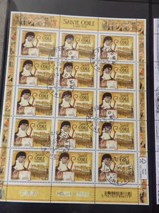 Feuillet de France 2020  " SAINTE ODILE   "  COMPLET OBLITERE - Imagen 1 de 2