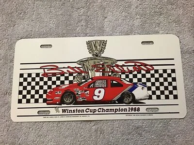 De colección 1989 Bill Elliott #9 Melling 1988 Champion placa de metal NUEVO Foto 1 de 4