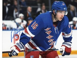 RYAN STROME SIGNED NEW YORK RANGERS 8X10 PHOTO - Picture 1 of 1