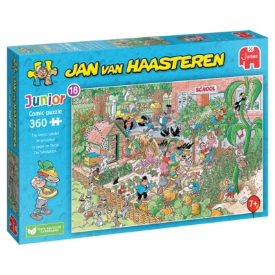 Jumbo Spiele 1110100321 Jan van Haasteren Junior 18 Der Schulgarten 360T Puzzle