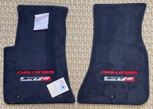Ebony Lloyd Velourtex Carpet 2pc Floor Mats for 2011-2023 Dodge Challenger - RWD - Bild 1 von 2