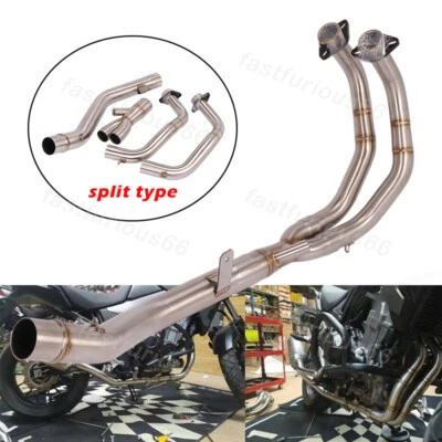For Honda CBR500 CB500X CB500F Exhaust Muffler Front Link Pipe Header Tube 13-22 — 第 1/4 张图片