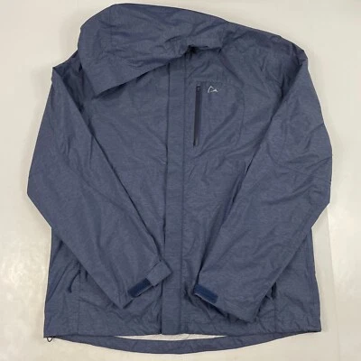 Paradox Jacket Mens Large Blue Waterproof Hooded Full Zip Hiking Fishing Camping - Image 1 of 4