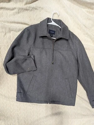 Nuevo Abrigo Chaqueta de Lana Repelente al Agua Lands End Para Hombre Talla Pequeña 34-36 Gris Anx26 Foto 1 de 4