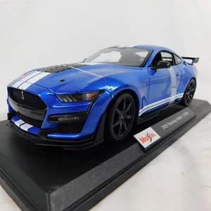 2020 Ford Mustang Shelby GT500 Blue Die Cast 1/18 Maisto Special Edition - Picture 1 of 8
