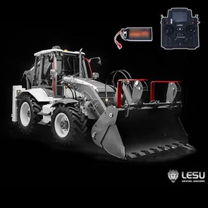 LESU AOUE BL71 1/14 Hydraulischer RC Baggerlader 2 in 1 Bagger RTR Soundlicht - Bild 1 von 24