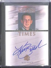 2000 Upper Deck SP Sign of the Times Autograph #KB Kurt Busch