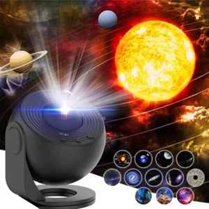 LED Sternenhimmel Projektor, HD Skylight Projector, 12 in 1 Planet Discs Galaxy - Bild 1 von 15