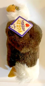 Legends Fuzzy Friends - Weißkopfseeadler 9 Zoll Plüsch mit Etikett Vintage sehr guter Zustand Rarität! - Bild 1 von 7