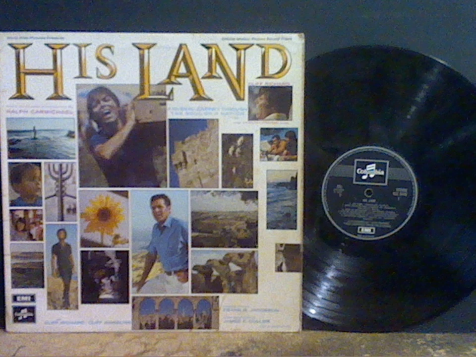 HIS LAND  Soundtrack    LP    Cliff Richard and Cliff Barrows    RARE !! Foto 1 de 1