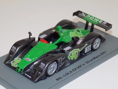 1/43 Spark MG-Lola EX 257  from 2001 24 Hours of Le Mans car #33 SCMG01   JP51 - Image 1 of 4