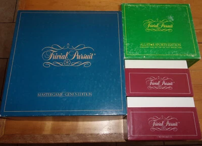 Trivial Pursuit Master Game ~ Genus Edition + All-Star Sports & Baby Boomer  - Image 1 of 4