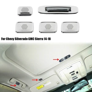 For Chevy Silverado GMC Sierra 14-18 Roof Decoration Covers microphone Trim Kit - Picture 1 of 12