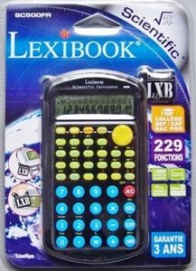 Lexibook SC500FR Calculatrice scientifique 229 Fonctions écran 2 lignes NEUF - Photo 1/2
