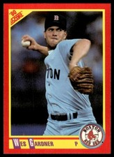 1990 Score #348 Wes Gardner Boston Red Sox