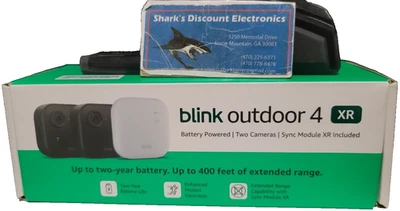 Blink Outdoor 4 XR - 2 Cameras + Sync Module XR Camera System - Image 1 of 3