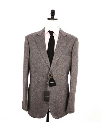 Blazer GIORGIO ARMANI $3,195 - 52% Seda 48% CACHEMIRA Gris - 48R Foto 1 de 4